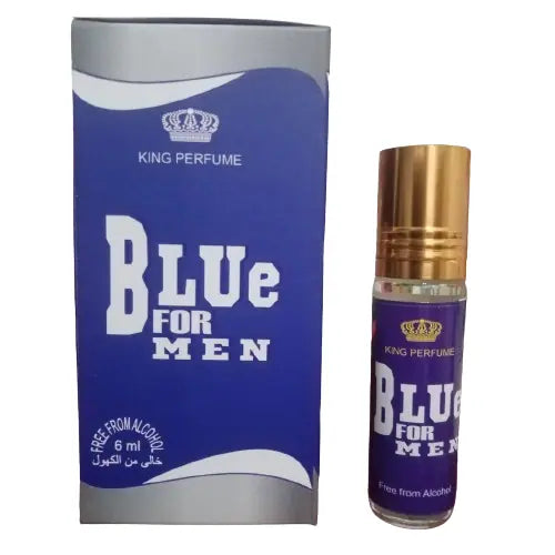 King Perfume Blue for Men 6ml Attar – BIG PETTAH - Main Image