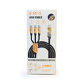 3-in-1 Fast Charging USB Cable 240W – Multi Charger Cable for Type-C, Micro USB & Lightning