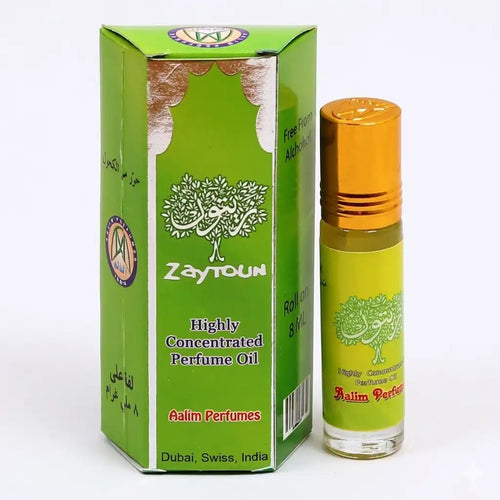 Aalim Perfumes Zaytoun Concentrated Perfume Oil | 8ml Alcohol-Free Roll-On Attar