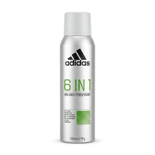 Adidas 6 In 1 Anti-Perspirant Deodorant Body Spray 150ML – 48H Freshness & Protection