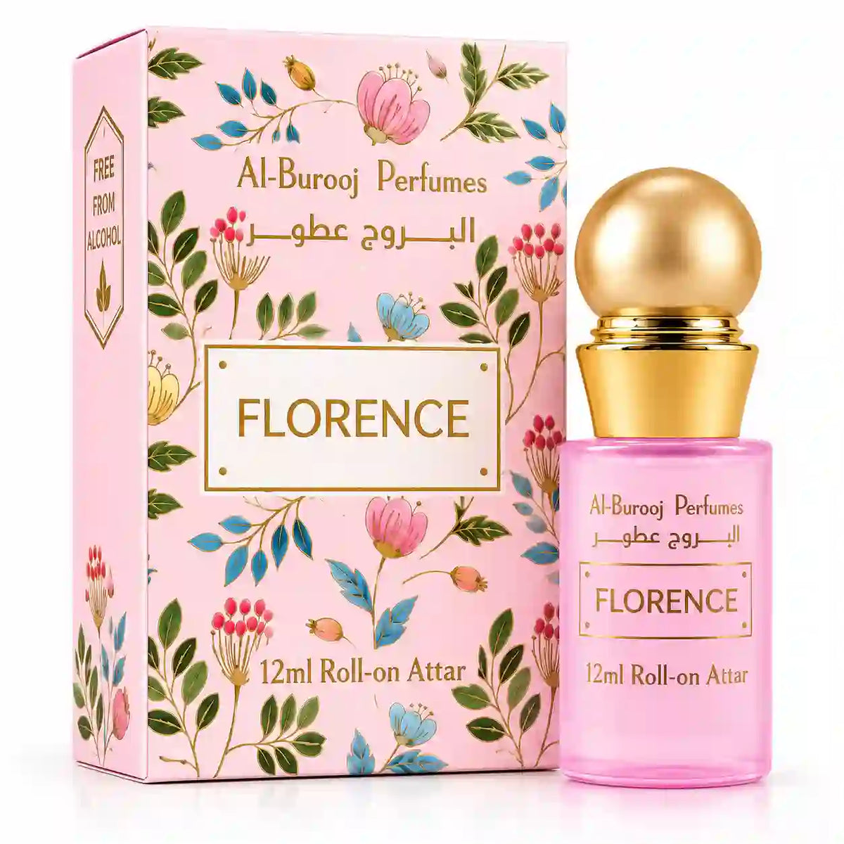 Al-Burooj Florence Luxury Roll-On Attar – 12ml