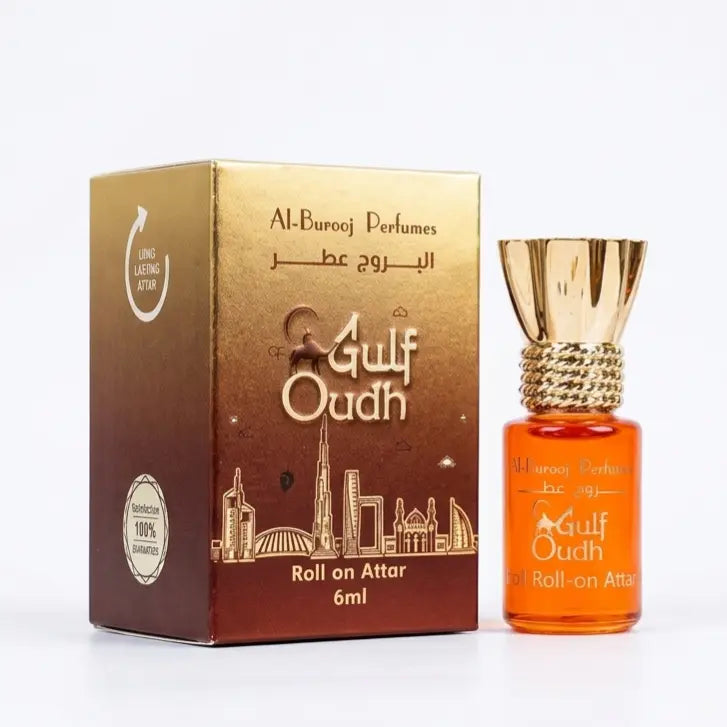 Al-Burooj Gulf Oudh Roll-On Attar – 6ml