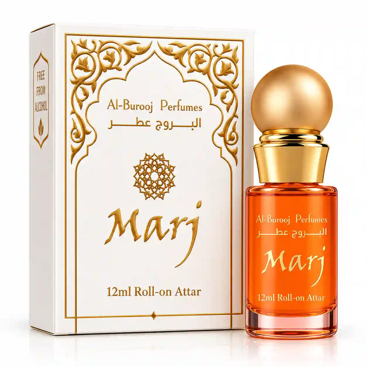 Al-Burooj Marj Luxury Roll-On Attar – 12ml