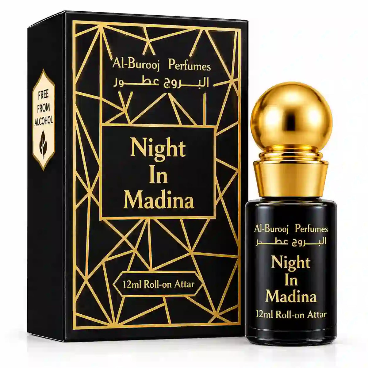 Al-Burooj Night In Madina Roll-On Attar – 12ml