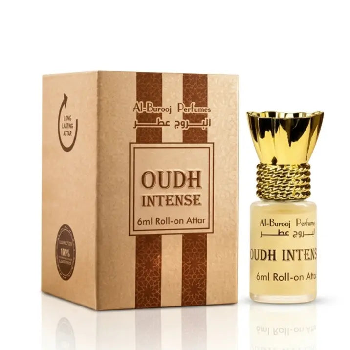 Al-Burooj Oudh Intense Roll-On Attar – 6ml