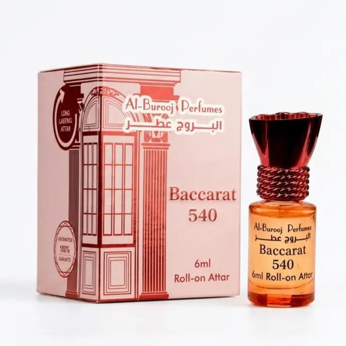 Al-Burooj Perfumes Baccarat 540 Roll-On Attar – 6ml