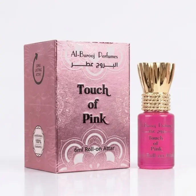 Al-Burooj Touch of Pink Roll-On Attar – 6ml