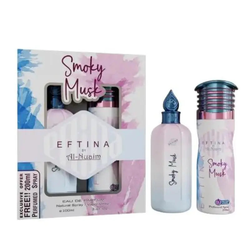 Al-Nuaim Smoky Musk Body Spray Combo Pack