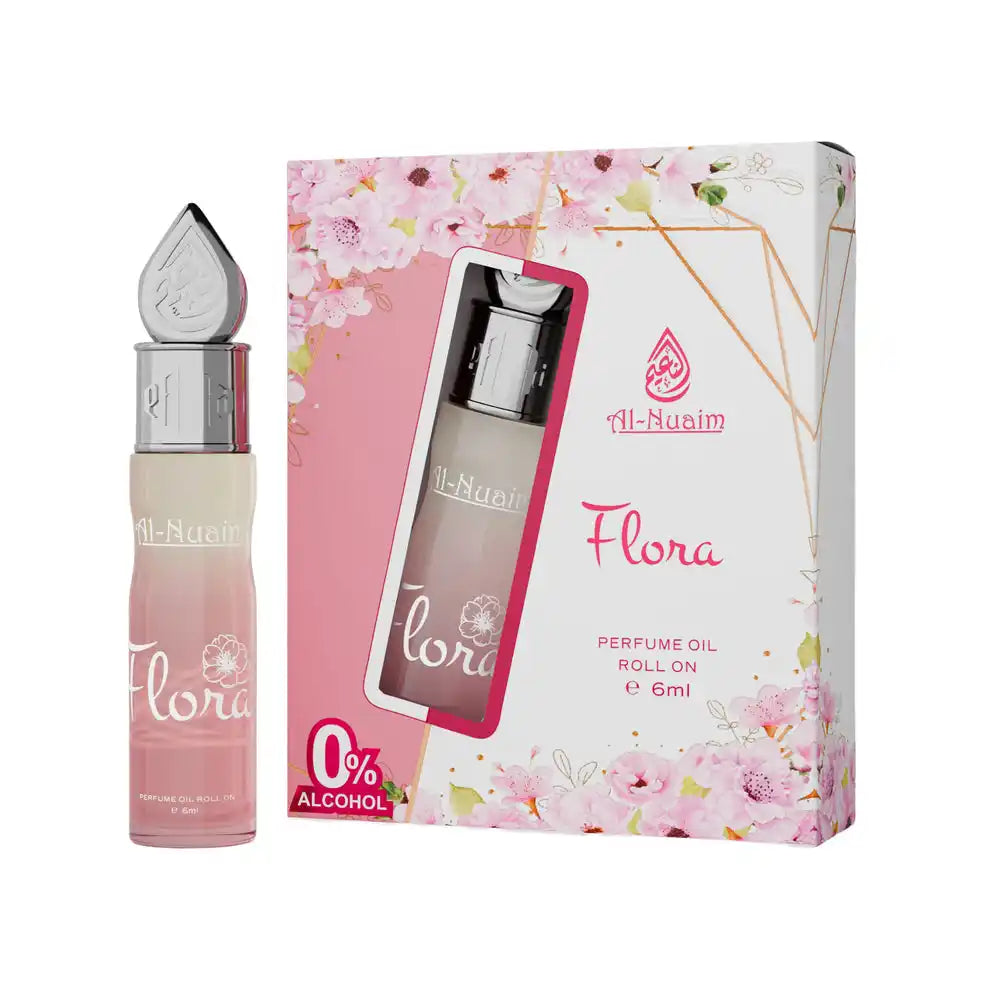 Al-Nuaim Flora Perfume Oil Roll-On | 0% Alcohol Long Lasting Attar (6ml)