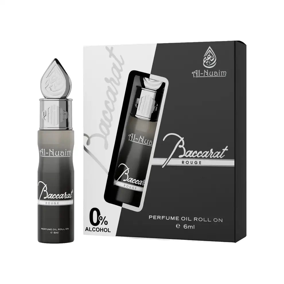 Al Nuaim Baccarat Rouge 6ml Attar – Alcohol Free Long Lasting Perfume Oil