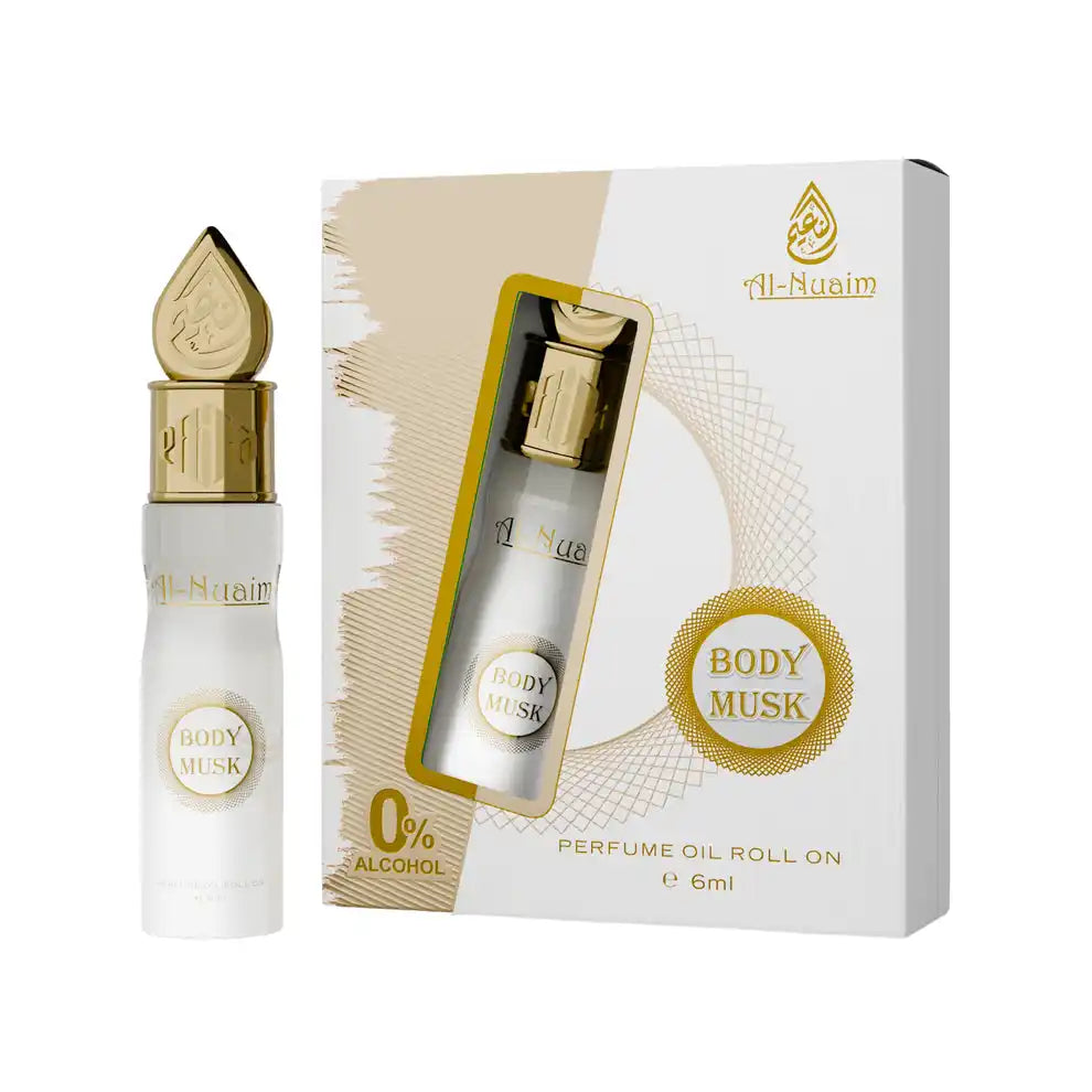 Al Nuaim Body Musk 6ml Attar – Alcohol Free Long Lasting Perfume Oil
