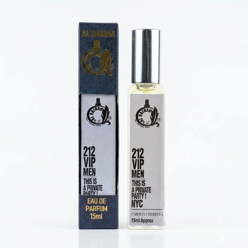 Al Raihan 212 VIP Men Eau De Parfum 15ml | Long-Lasting Men's Perfume Spray