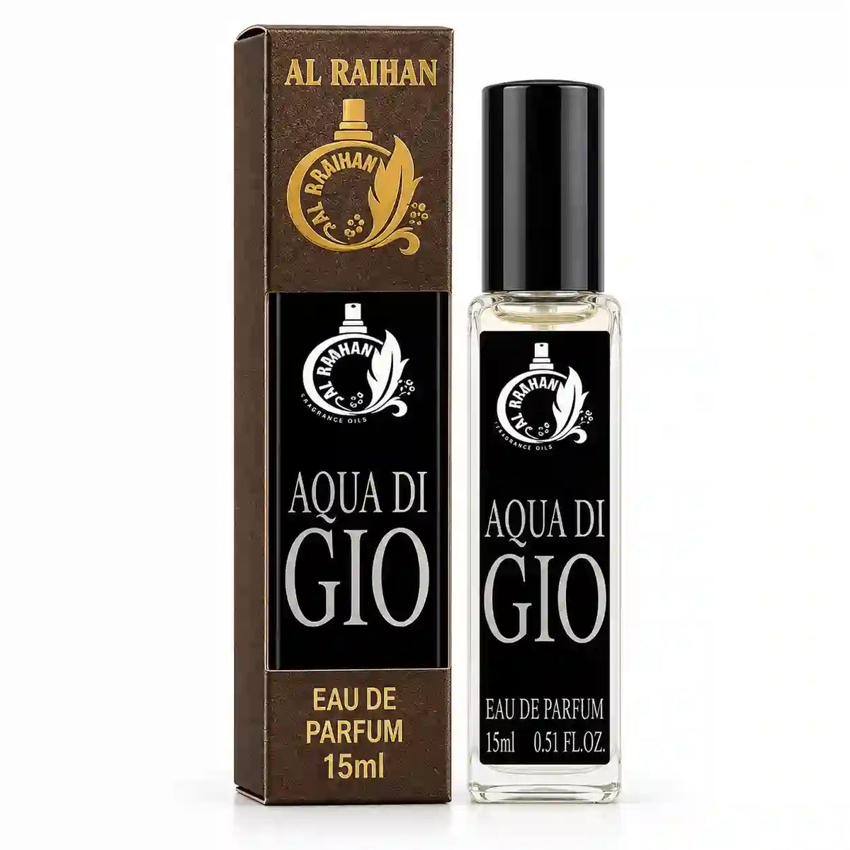Al Raihan Aqua di Gio Eau de Parfum 15ml – Fresh Aquatic Fragrance