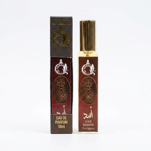 Al Raihan Asad Bourbon Eau de Parfum – Sweet Spicy Oriental Fragrance, 15ml
