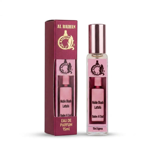 Al Raihan Badee Al Oud Noble Blush Eau de Parfum – Rose Milk Gourmand Fragrance, 15ml
