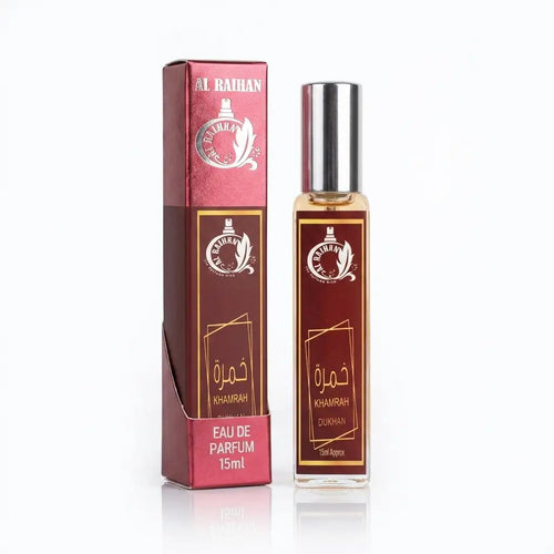 Al Raihan Khamrah Dukhan Eau De Parfum 15ml | Warm Spicy Woody Perfume