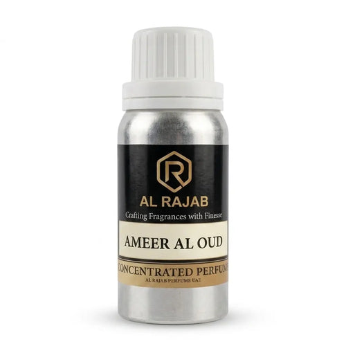 Al Rajab Ameer Al Oud Concentrated Perfume Oil | 100g Pure Attar | Alcohol-Free