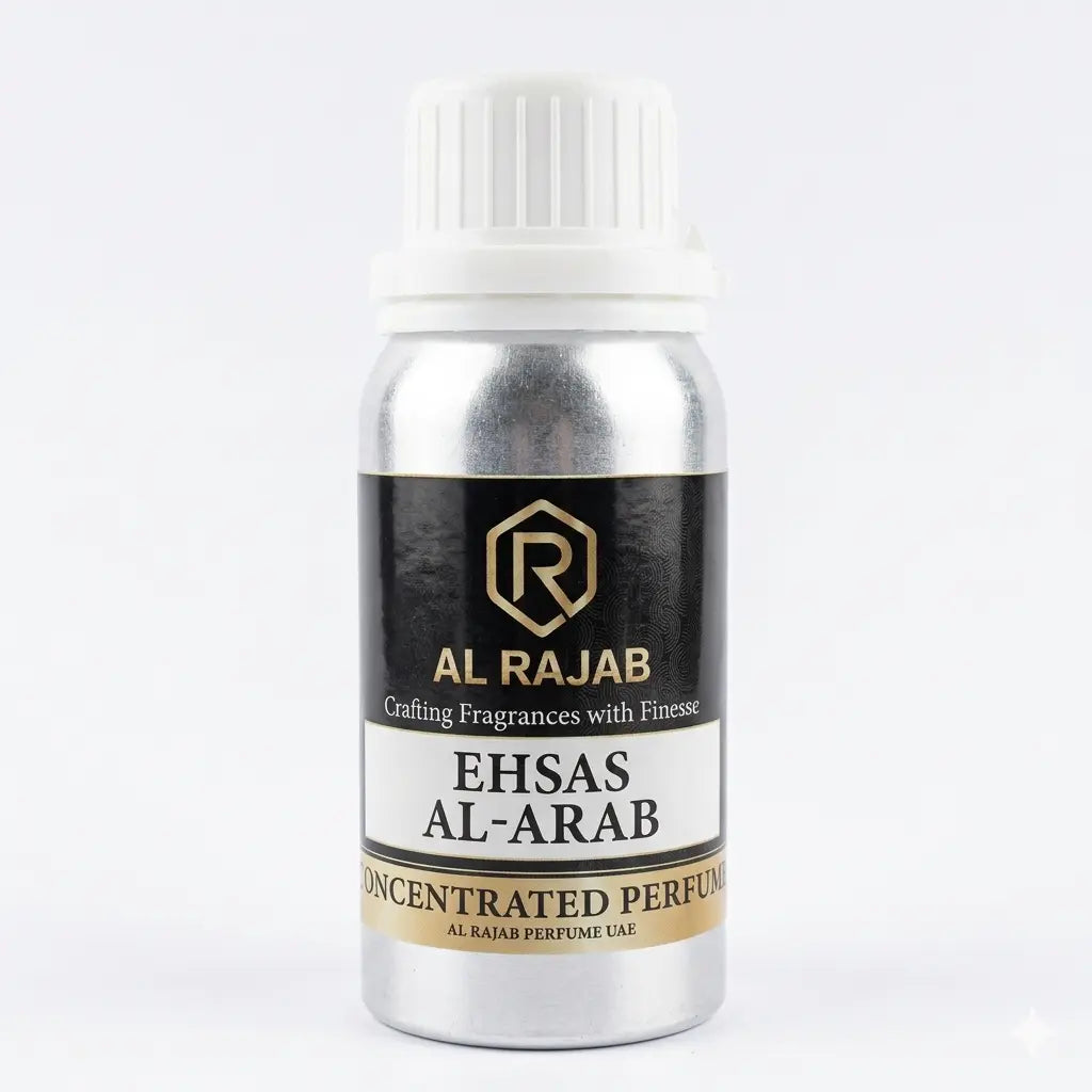 Al Rajab Ehsas Al-Arab Concentrated Perfume Oil | 100g Premium Bulk Attar