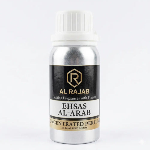 Al Rajab Ehsas Al-Arab Concentrated Perfume Oil | 100g Premium Bulk Attar