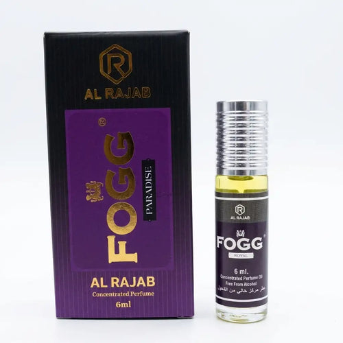 Al Rajab FOGG Paradise Concentrated Perfume Oil 6ml | Alcohol-Free Long Lasting Attar Roll-On