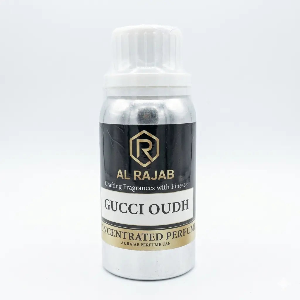 ​Al Rajab Gucci Oudh Concentrated Perfume Oil | 100g Premium Bulk Attar