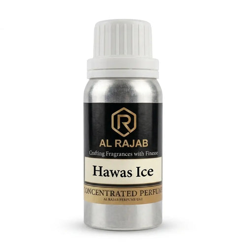 Al Rajab Hawas Ice Concentrated Perfume Oil | 100g Pure Attar | Alcohol-Free