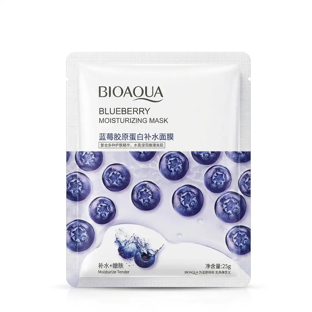 BIOAQUA Blueberry Moisturizing Sheet Mask (25g)
