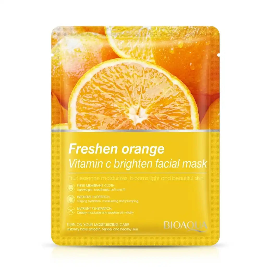 BIOAQUA Freshen Orange Vitamin C Brighten Facial Mask Sheet