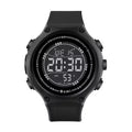 Bnmi Digital Sport Watch – Black Round Face with Date & Time Display