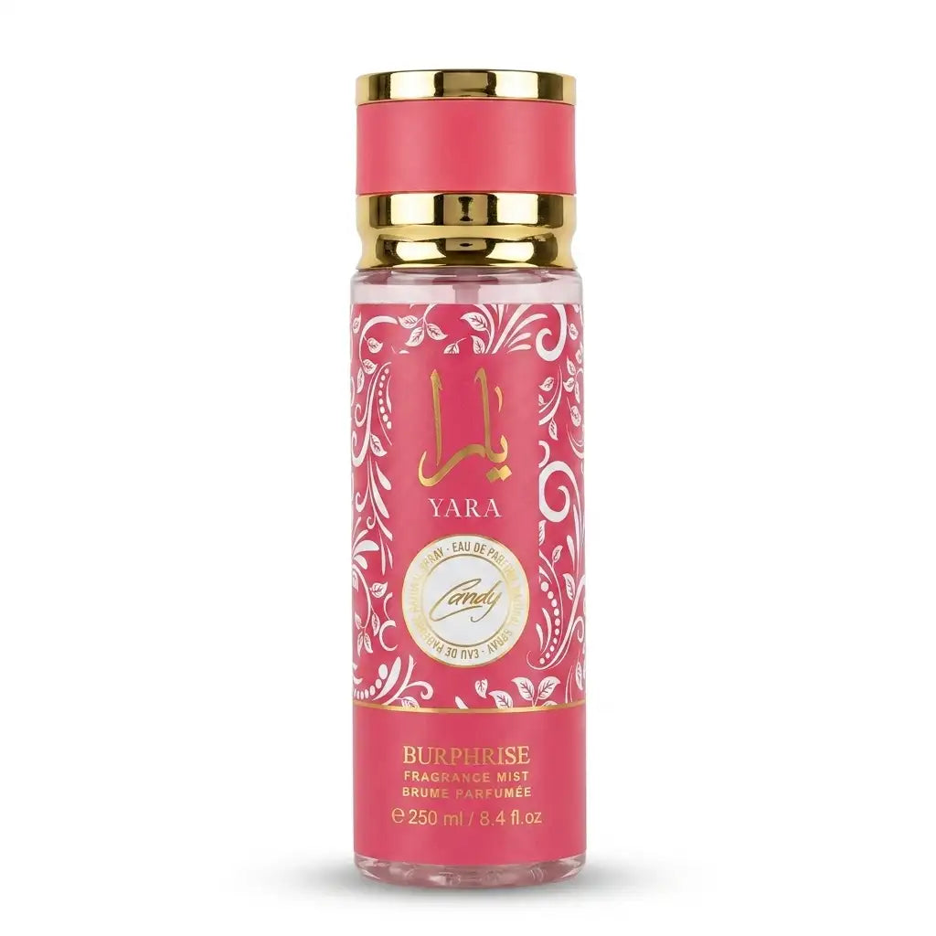 Burphrise Yara Candy Fragrance Mist for Women | 250ml | Sweet Floral EDP Mist