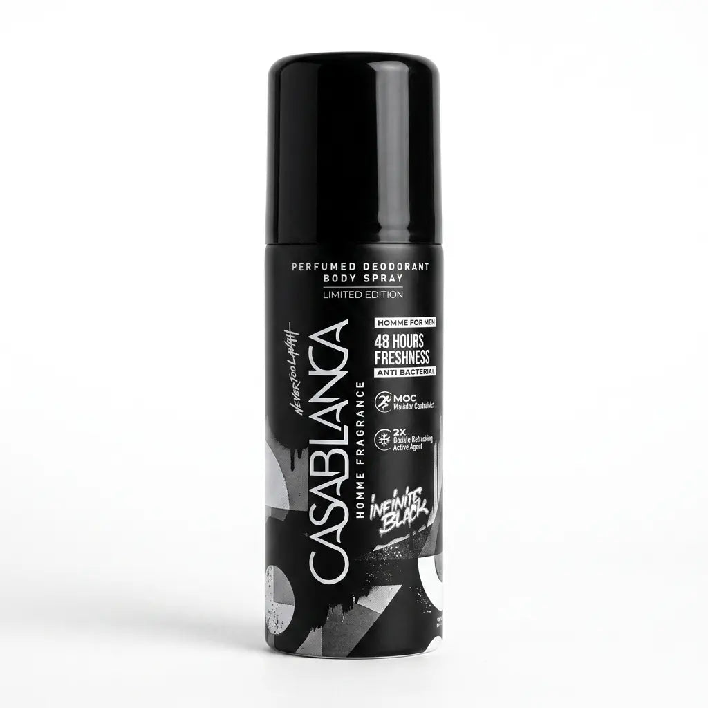 Casablanca Infinite Black Perfumed Deodorant Body Spray – 150ml