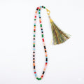 Colorful Beaded Tasbih with Decorative Tassel – Islamic Prayer Beads