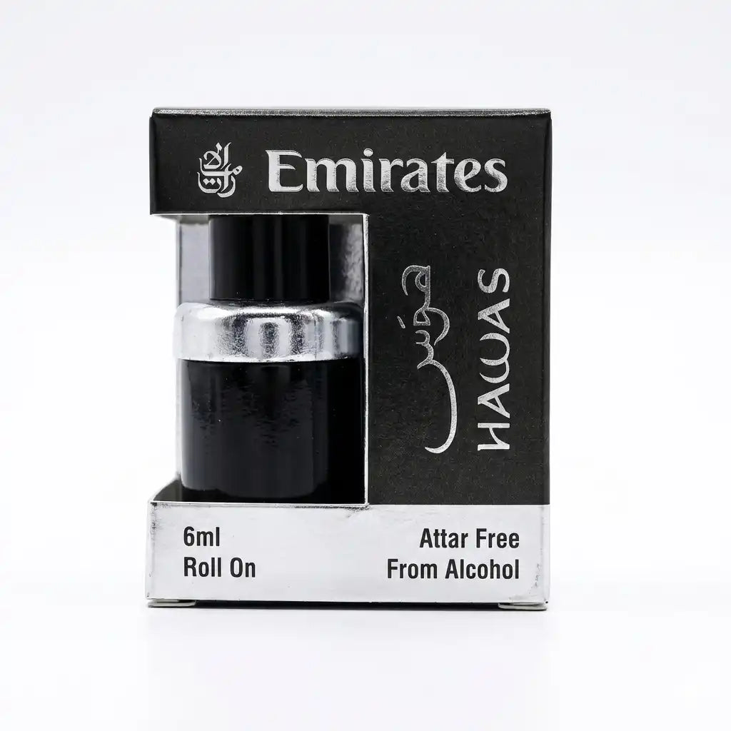 Emirates Hawas Alcohol-Free Attar Roll-On (6ml)