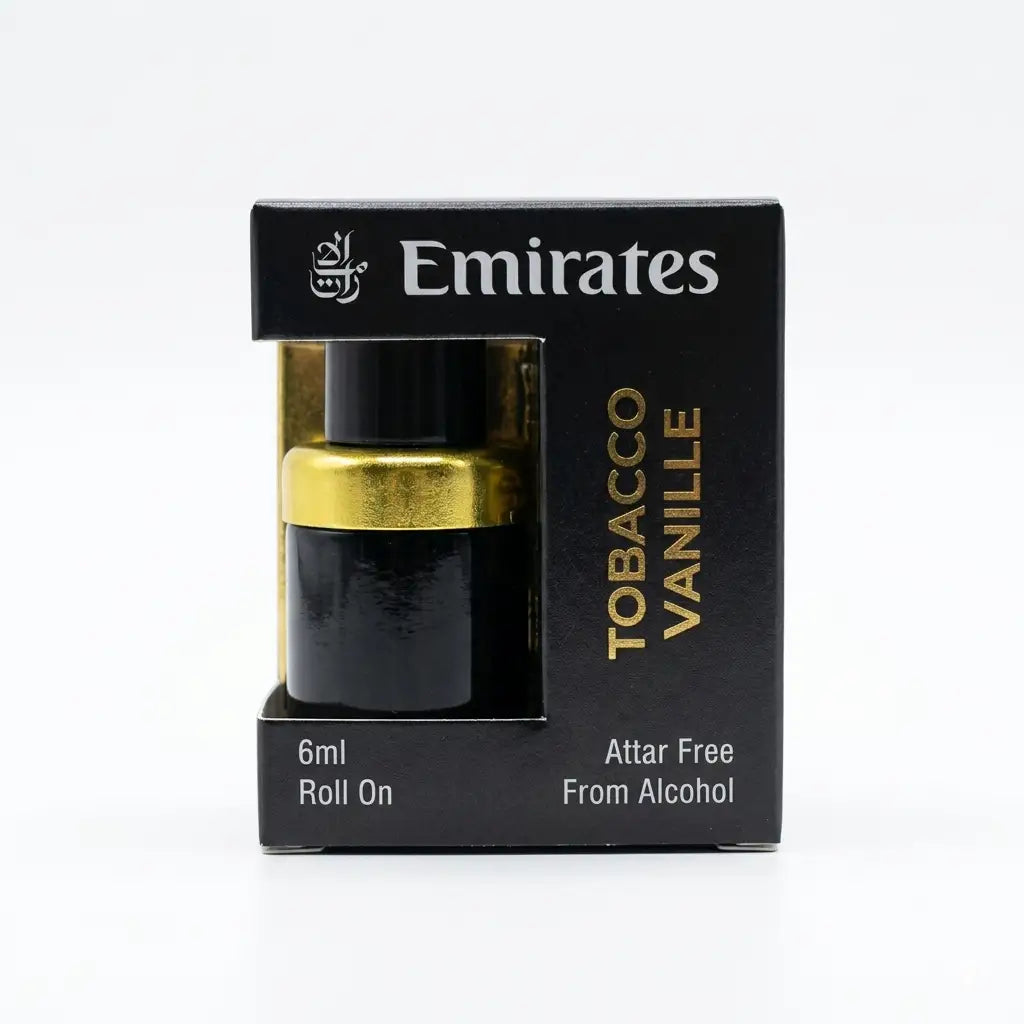 Emirates Tobacco Vanille Alcohol-Free Attar Roll-On (6ml)