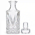 Empty Glass Perfume Bottle with Decorative Design – Refillable Fragrance Bottle