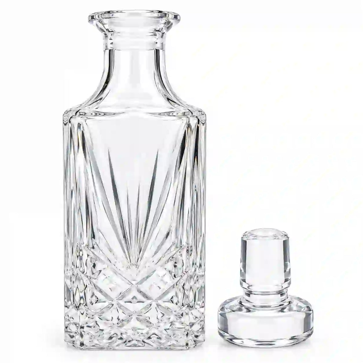 Empty Glass Perfume Bottle with Decorative Design – Refillable Fragrance Bottle