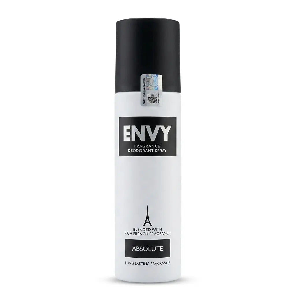 Envy Absolute Fragrance Deodorant Spray | 120ml | Long-Lasting French Fragrance for Men