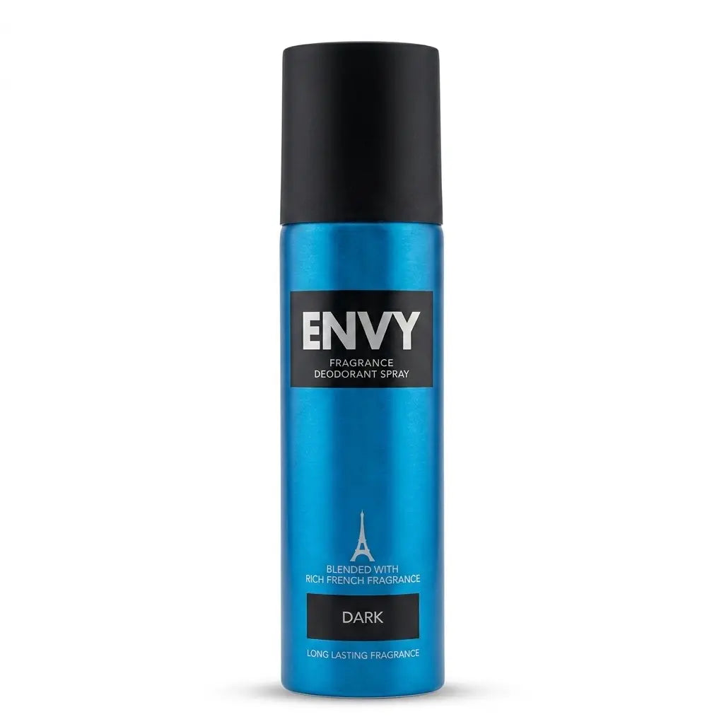 Envy Dark Fragrance Deodorant Spray | 120ml | Long-Lasting French Fragrance for Men