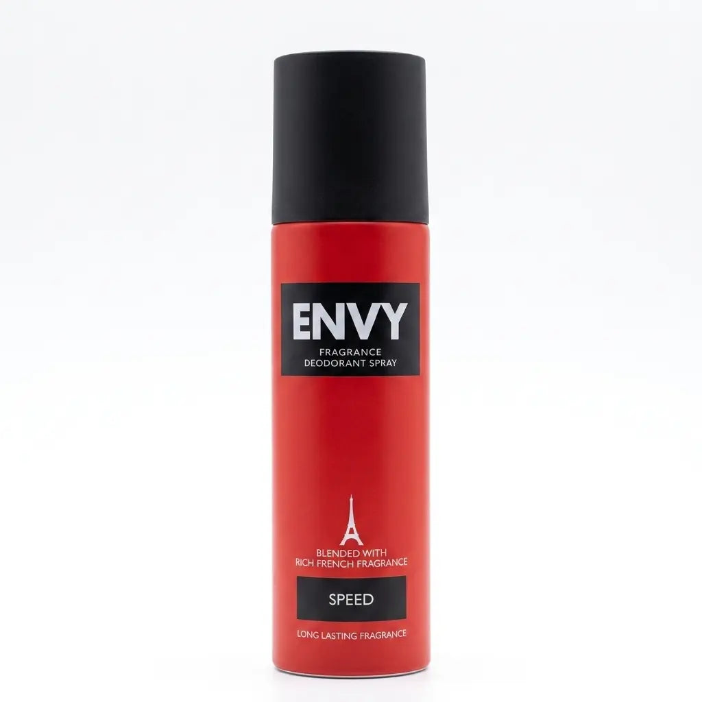 Envy Speed Fragrance Deodorant Spray | 120ml | Long-Lasting French Fragrance for Men