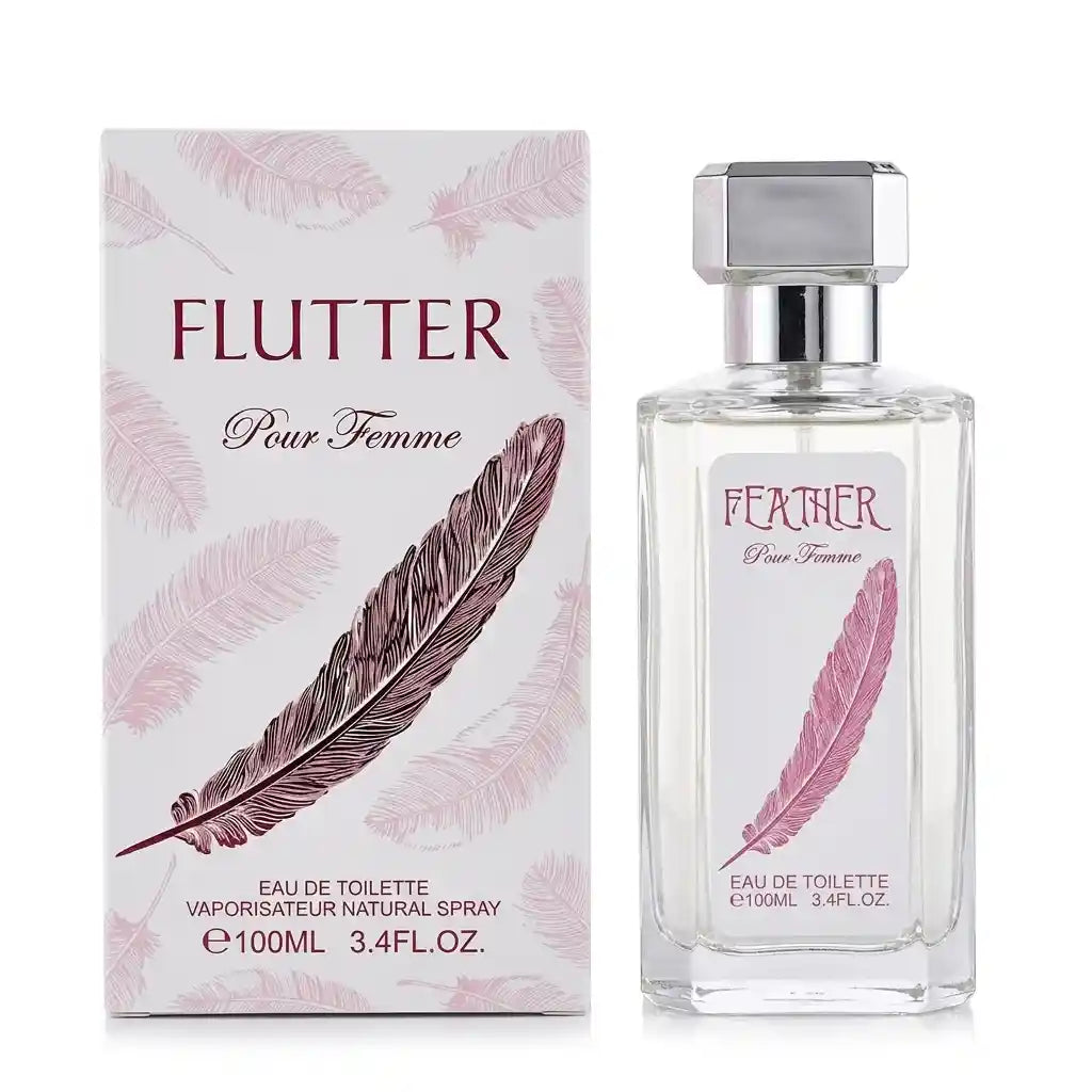 Flutter Feather Pour Femme Eau de Toilette | 100ml | Light Floral EDT for Women