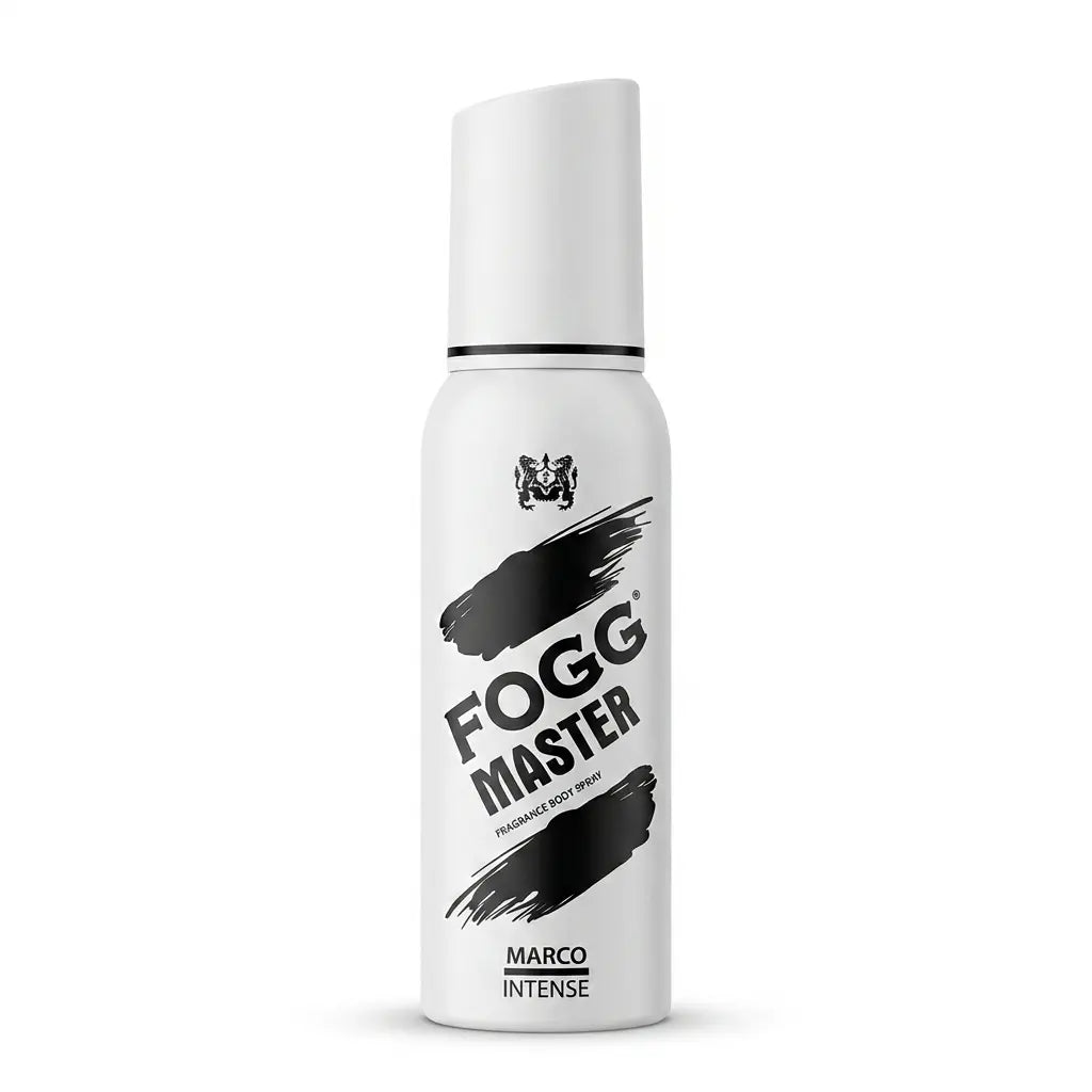 Fogg Master Marco Intense Fragrance Body Spray for Men | 120ml Long-Lasting Bold Aromatic Deodorant | No Gas Only Perfume
