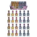 Gold & Silver Metallic Nail Polish Set – 24 Bottles Shimmer Collection – 10ml Each
