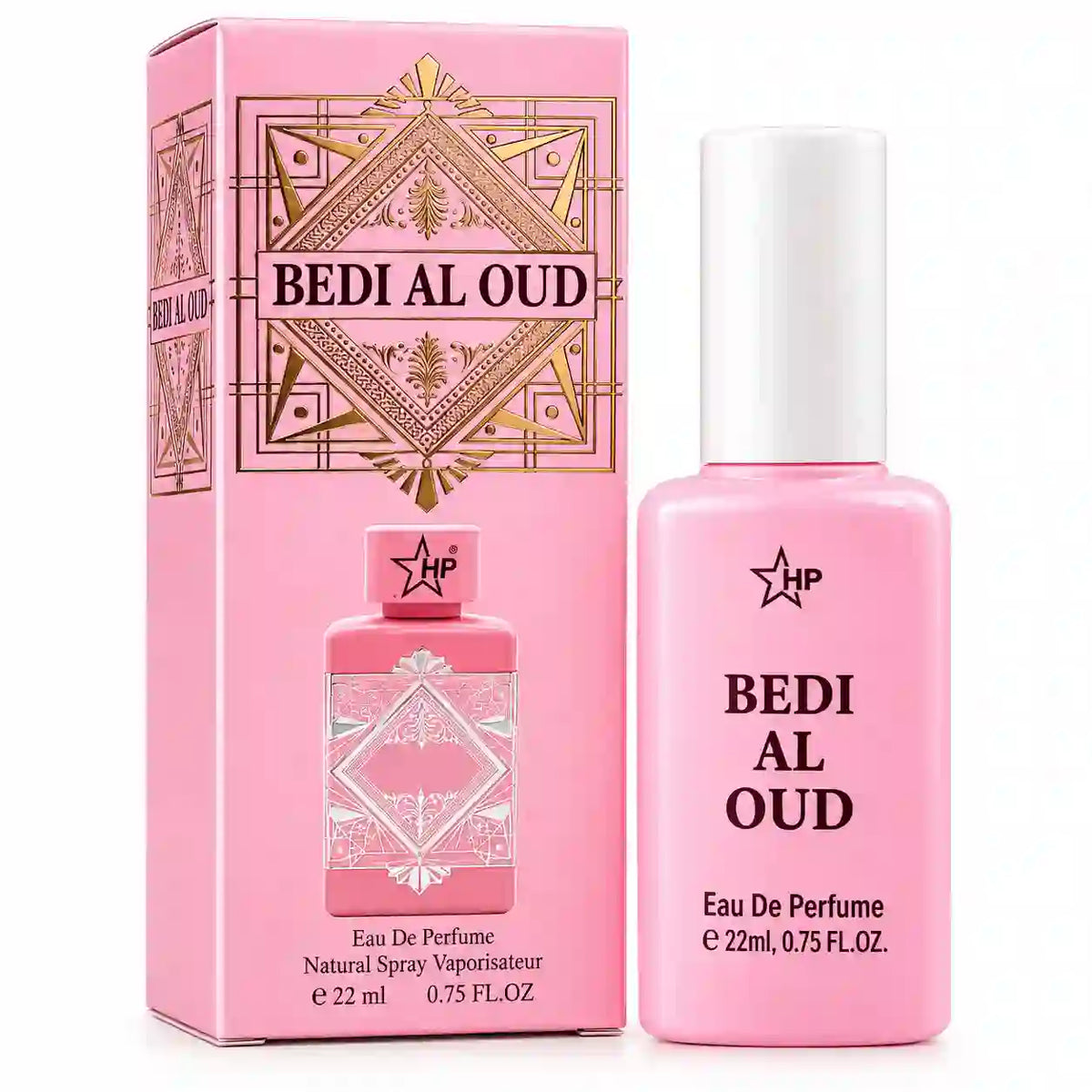 HP Bedi Al Oud Eau De Parfum – 22ml | Pink