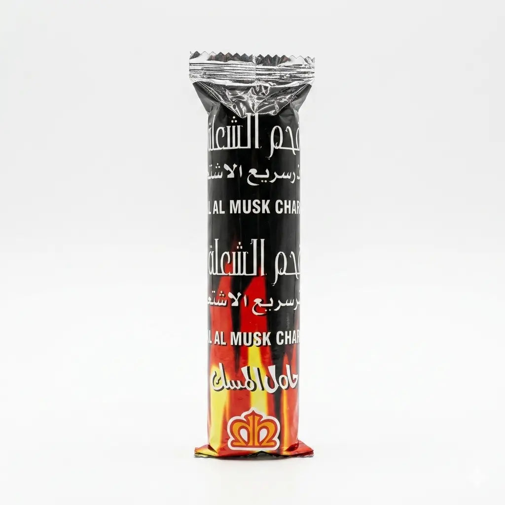 Hamil Al Musk Instant Quick-Light Charcoal – 10 Premium Discs for Bukhoor & Incense