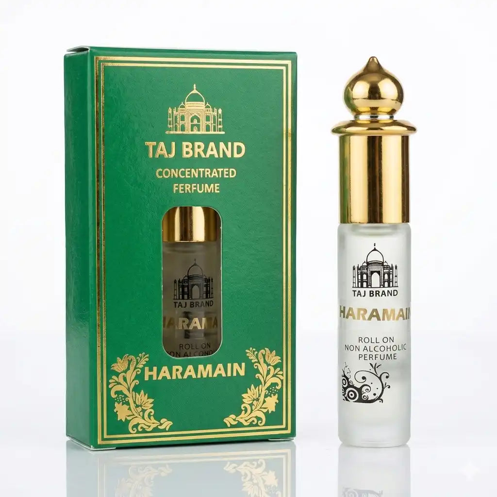 Haramain Attar by Taj Brand | 8ml Roll-On Concentrated Perfume | Non-Alcoholic Long-Lasting Fragrance