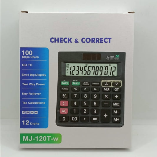 Calculator 12 Digits MJ-120-w