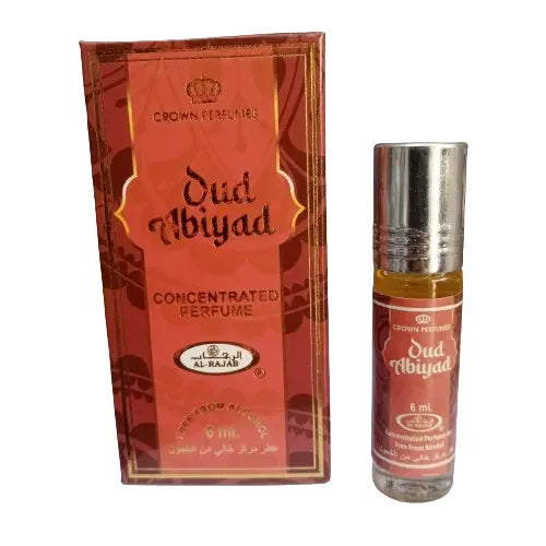 Al Rajab Oud Abiyad 6ml Attar