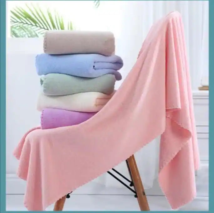 Pastel Color 2 in 1 Towel Set - Soft and Absorbent