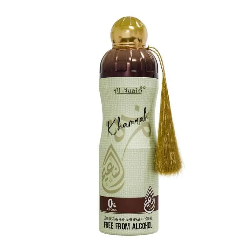 Al Nuaim Khamrah Perfume Body Spray 200ml Free from Alcohol 