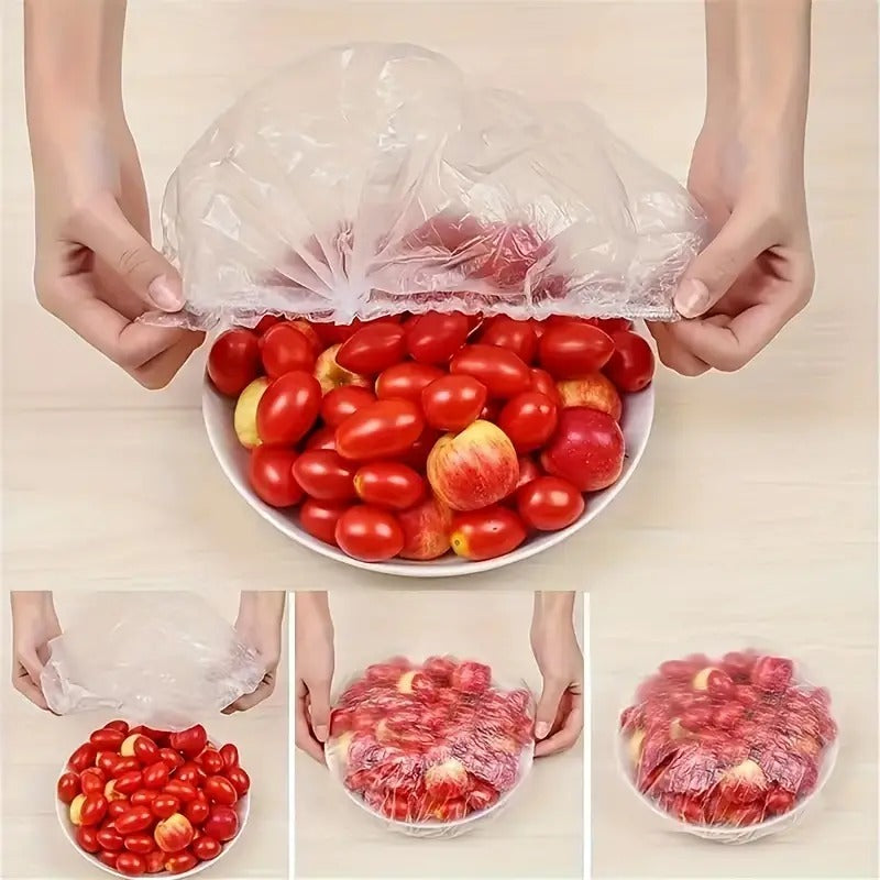 Disposable Food Storage Covers - 500pcs Pack